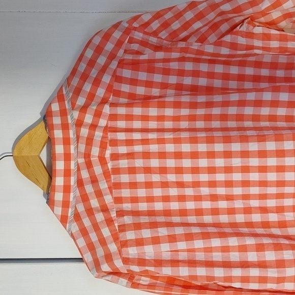 XMI  Button Down Top Bright pink Floral CUFFS & Collar Artsy colorful Sz.XL - Picture 7 of 12